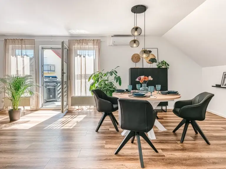 Living room with balcony