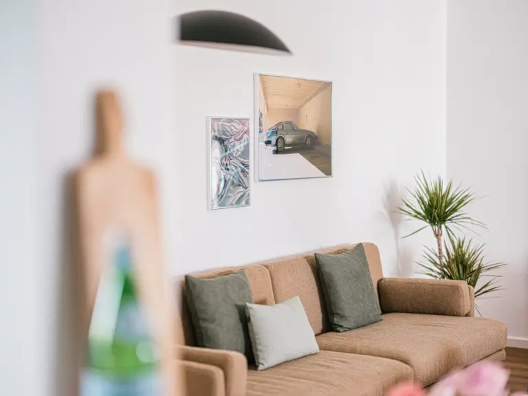 Sapphire Green Living Room